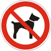 Hunde sind auf dem gesamten Gelände nicht erlaubt